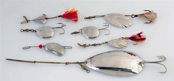 LOT OF 7: GREAT ASSORT OF WINCHESTER METAL BAITS. 