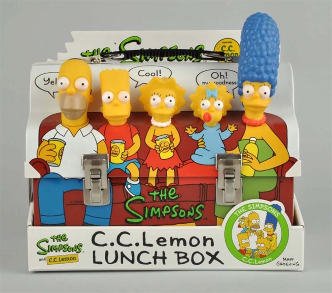 THE SIMPSONS TIN LITHO LUNCH BOX.                 