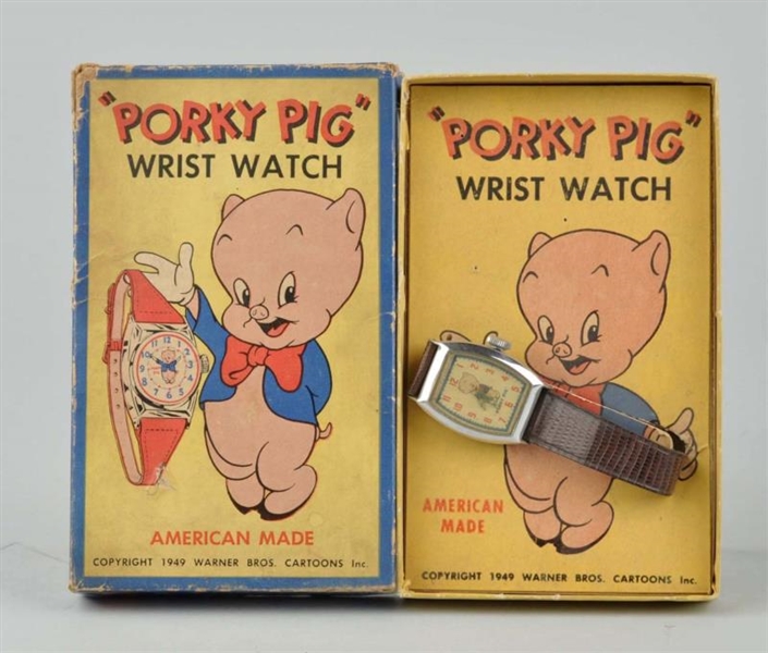 PORKY PIG CHARACTER WRIST WATCH.                  