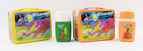 LOT OF 2: 1973 SCOOBY - DOO LUNCHBOXES.           