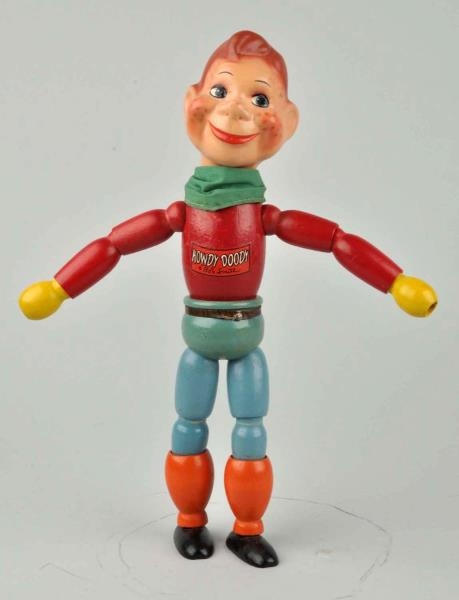 COMPOSITION JOINTED HOWDY DOODY DOLL.             