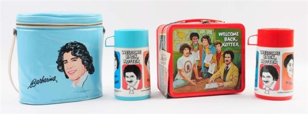 LOT OF 2: WELCOME BACK KOTTER LUNCHBOXES & THERMOS