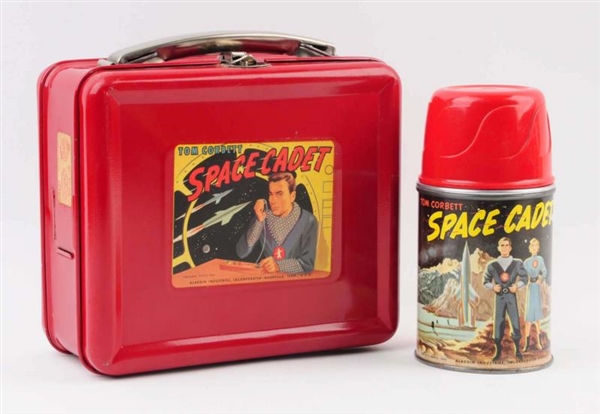 1952 TOM CORBETT SPACE CADET LUNCHBOX WITH THERMOS