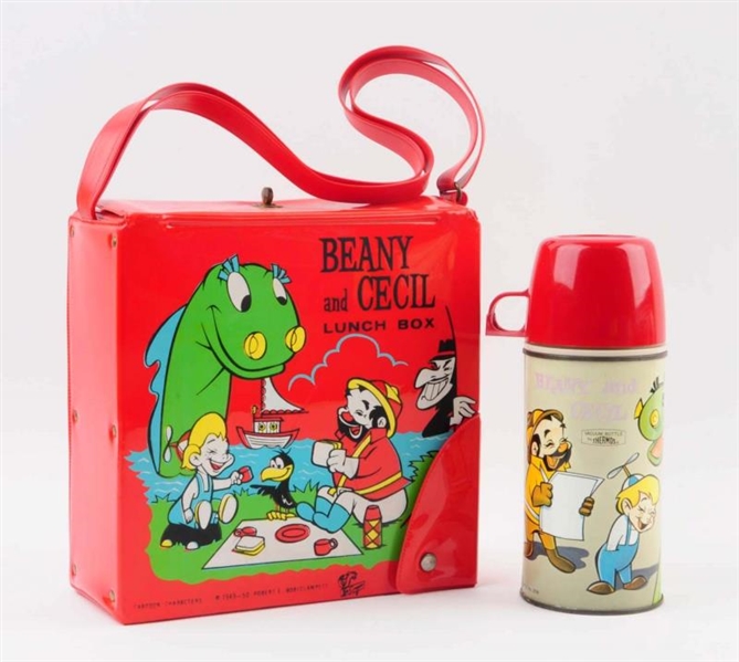 1960 BEANY AND CECIL VINYL LUNCHBOX.              