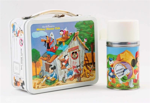 1963 MICKEY MOUSE CLUB LUNCHBOX WITH THERMOS.     