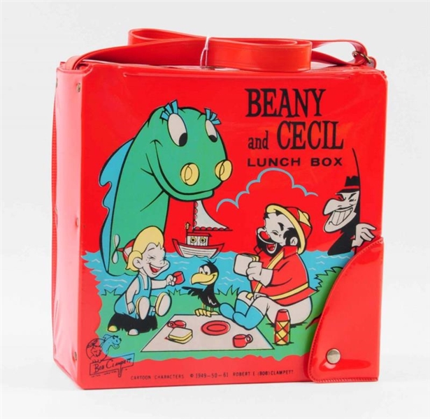 19602S BEANY AND CECIL VINYL LUNCHBOX.            