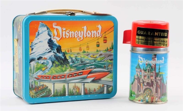 1960 DISNEYLAND MONORAIL LUNCHBOX WITH THERMOS.   