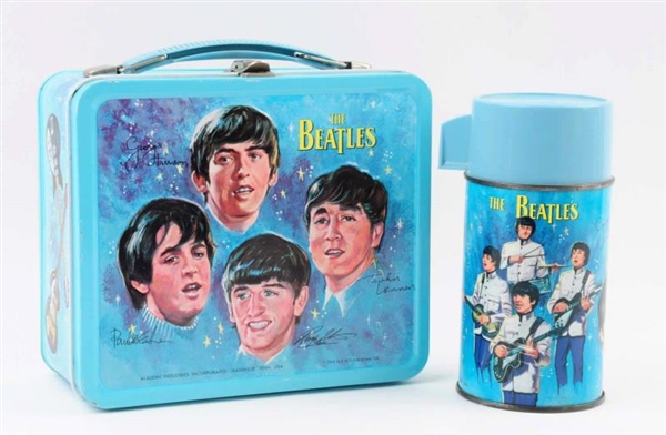 1965 BEATLES LUNCHBOX WITH THERMOS.               