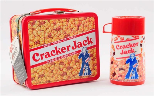 1979 CRACKER JACK LUNCHBOX WITH THERMOS.          