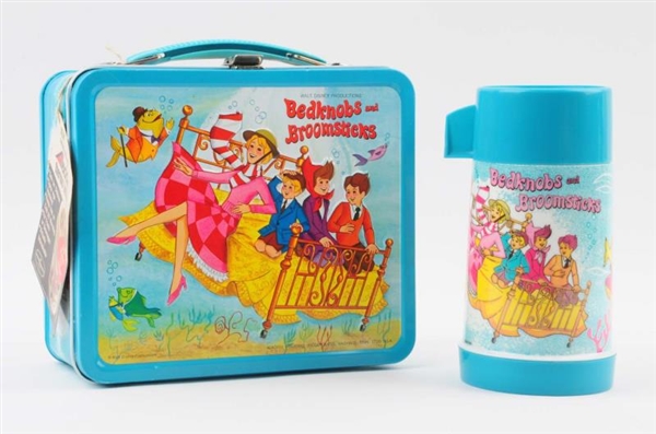 1970S BEDKNOBS & BROOMSTICKS LUNCHBOX & THERMOS.  