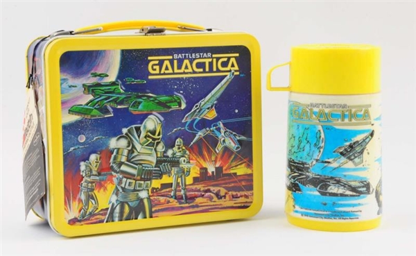1978 BATTLESTAR GALACTICA LUNCHBOX WITH THERMOS.  