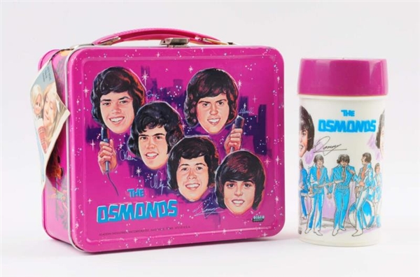 1973 THE OSMONDS LUNCHBOX WITH THERMOS.           