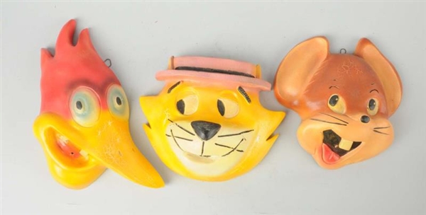 LOT OF 3:COMIC CHARACTER STRING HOLDERS.          