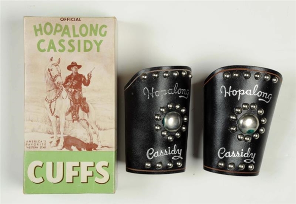 HOPALONG CASSIDY CUFFS IN BOX.                    