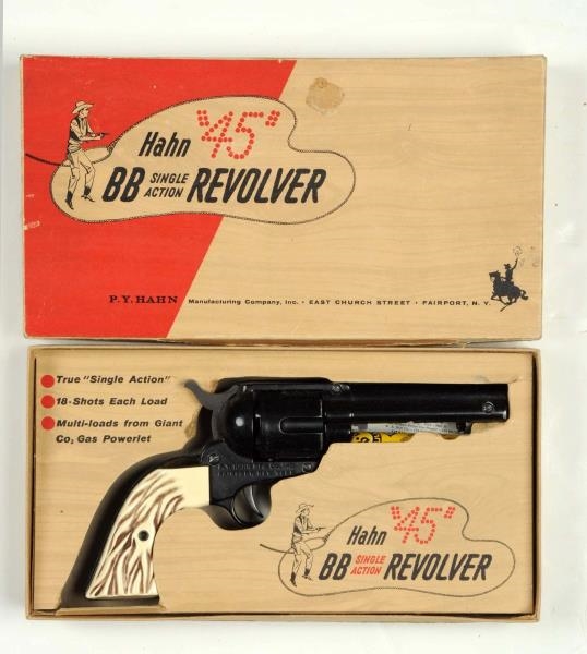 HAHN 45 BB GUN IN BOX.                            