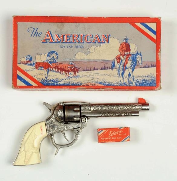 THE AMERICAN CAP GUN IN BOX.                      