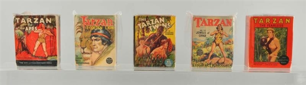 LOT OF 5: TARZAN BIG LITTLE BOOKS.                