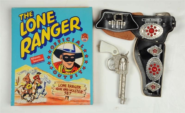 LONE RANGER GUN & HOLSTER IN BOX.                 
