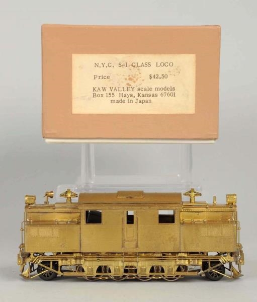 JAPANESE KAW VALLEY SCALE MODEL BRASS HO ENGINE.  