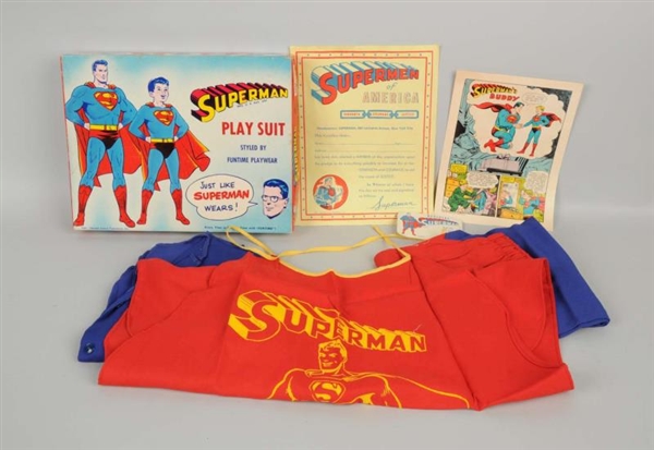 SCARCE FUNTIME SUPERMAN CHILDS PLAYSUIT.         
