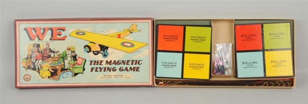 EARLY PARKER BROS. WE THE MAGNETIC FLYING GAME.   