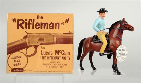 HARTLAND LUCAS MCCAIN RIFLEMAN FIGURE ON HORSE.   