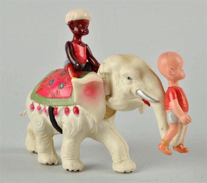 JAPANESE PRE-WAR CELLULOID HENRY & ELEPHANT TOY.  