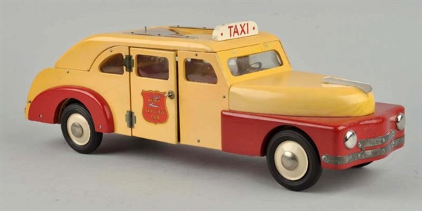 SCARCE BUDDY L. WOODEN SKY VIEW TAXI.             