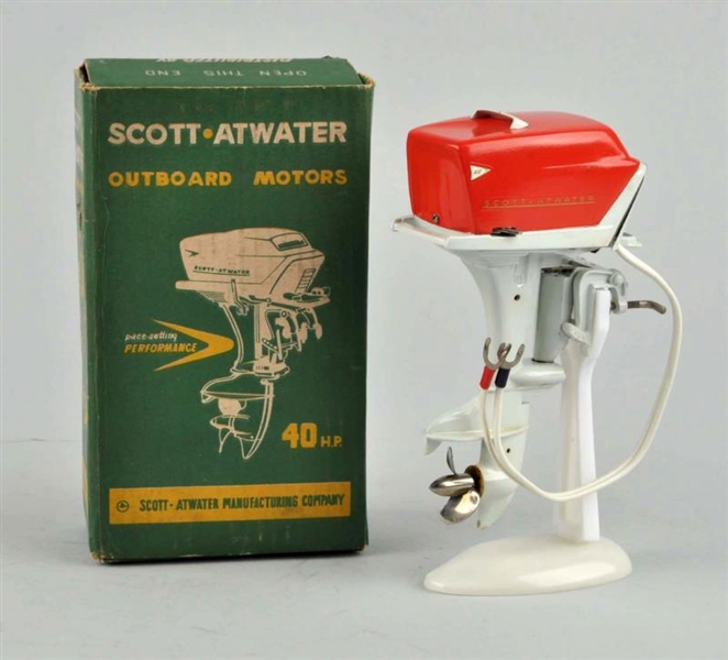 JAPANESE SCOTT ATWATER OUTBOARD TOY MOTOR.        