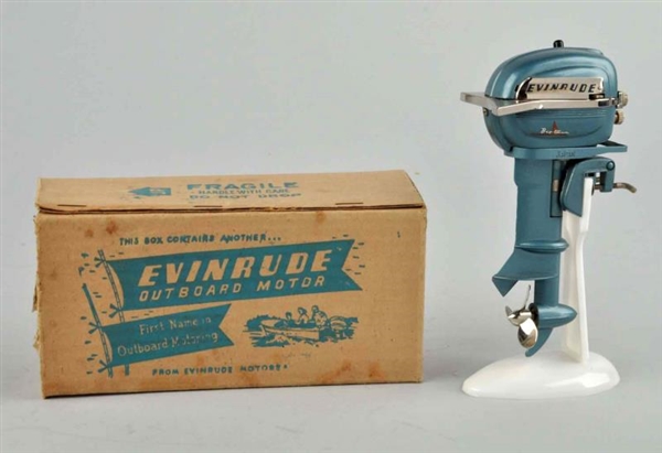 JAPANESE EVINRUDE OUTBOARD TOY MOTOR.             