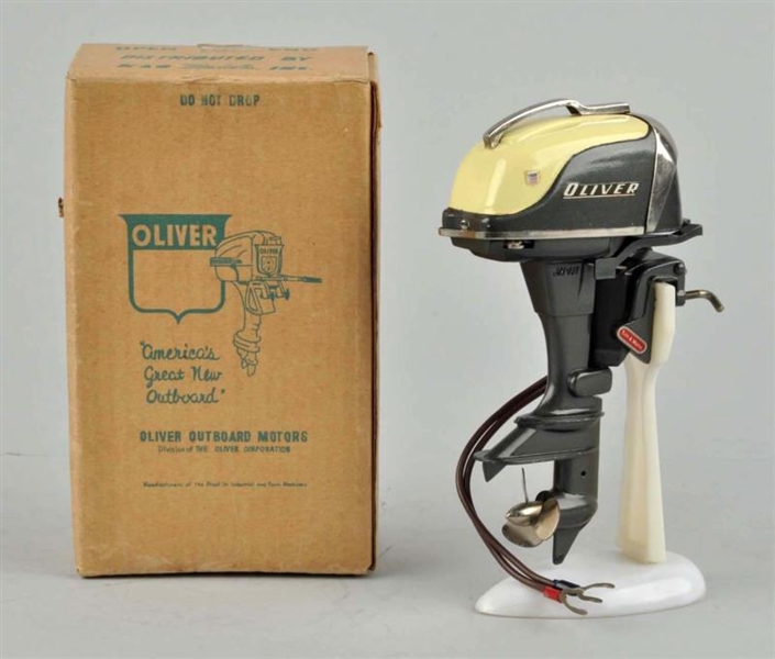 VERY SCARCE JAPANESE OLIVER OUTBOARD TOY MOTOR.   