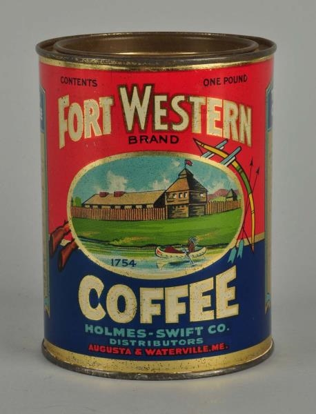 COFFEE TIN "FORT WESTERN"                         