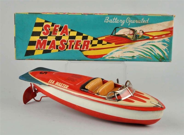 JAPANESE BATTERY-OPERATED SEA MASTER BOAT.        