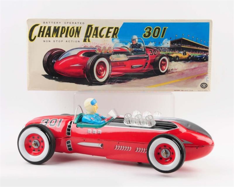 JAPANESE BATTERY OPERATED CHAMPION RACER.         