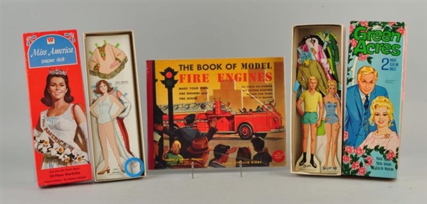 LOT OF 3: PAPER DOLL SETS.                        