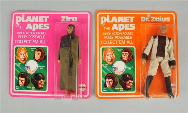 LOT OF 2 MEGO "PLANET OF APES" TOY FIGURES        