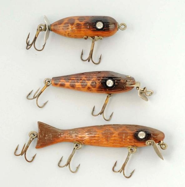 LOT OF 3: BONEHEAD BAITS FROM THE PAW PAW BAIT CO.