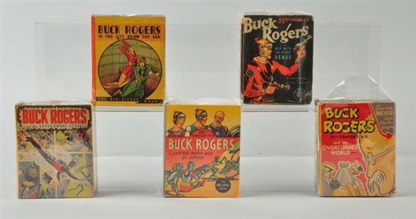 LOT OF 5: BUCK ROGERS BIG LITTLE BOOKS.           