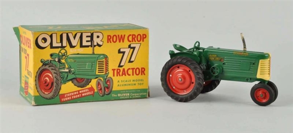 OLIVER ROW CROP 77 TOY TRACTOR.                   