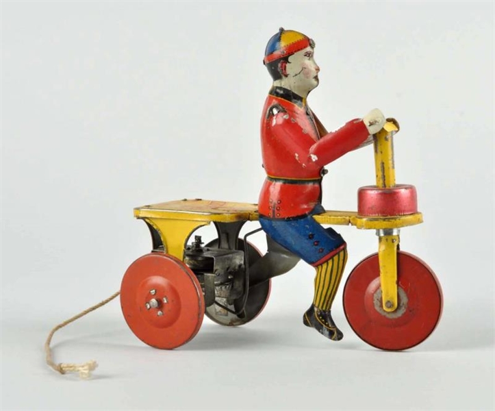 B&R TIN LITHO KID SPECIAL SCOOTER TOY.            