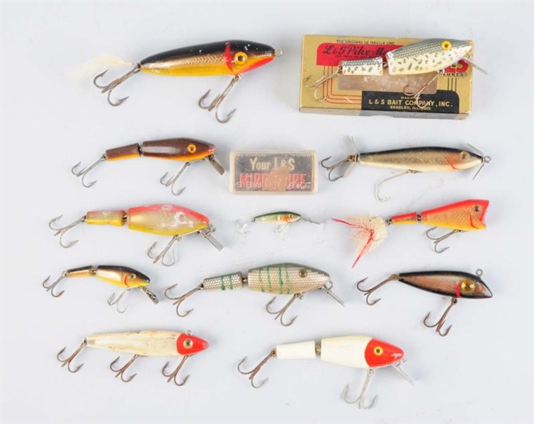 LOT OF ASSORTED L&S BAITS.                        