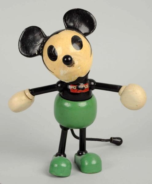 JOINTED DISNEY MICKEY MOUSE FIGURE.               
