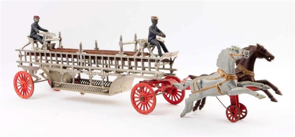 IDEAL TWO HORSE LADDER WAGON.                     