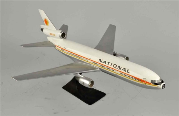 NATIONAL AIRLINES DC-10 AIRPLANE DESK MODEL.      