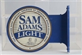 SAM ADAMS DOUBLE SIDED TIN FLANGE SIGN            