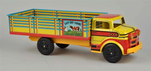 MARX PRESSED STEAL LAZY DAY FARMS STAKE TRUCK.    
