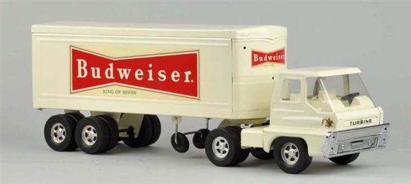 TRACTOR TRAILER PRIVATE LABEL BUDWEISER TRUCK.    