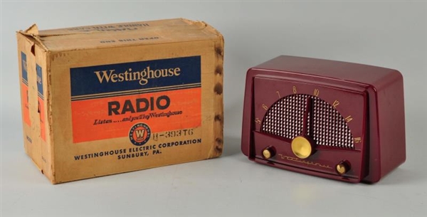WESTINGHOUSE MODEL H-393T6 RADIO IN BOX.          