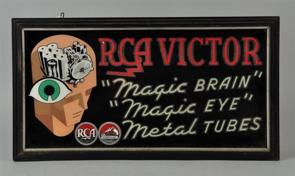 RCA VICTOR RADIO ADVERTISING ELECTRIC SIGN.       