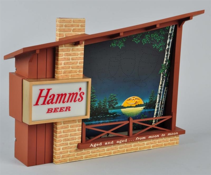 HAMMS BEER MOTION SIGN - STARRY NIGHT.           